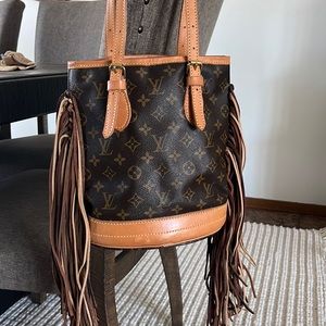 Vintage Boho Revamp LV Handbag